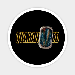 quaranTINed sardines ORANGE Magnet